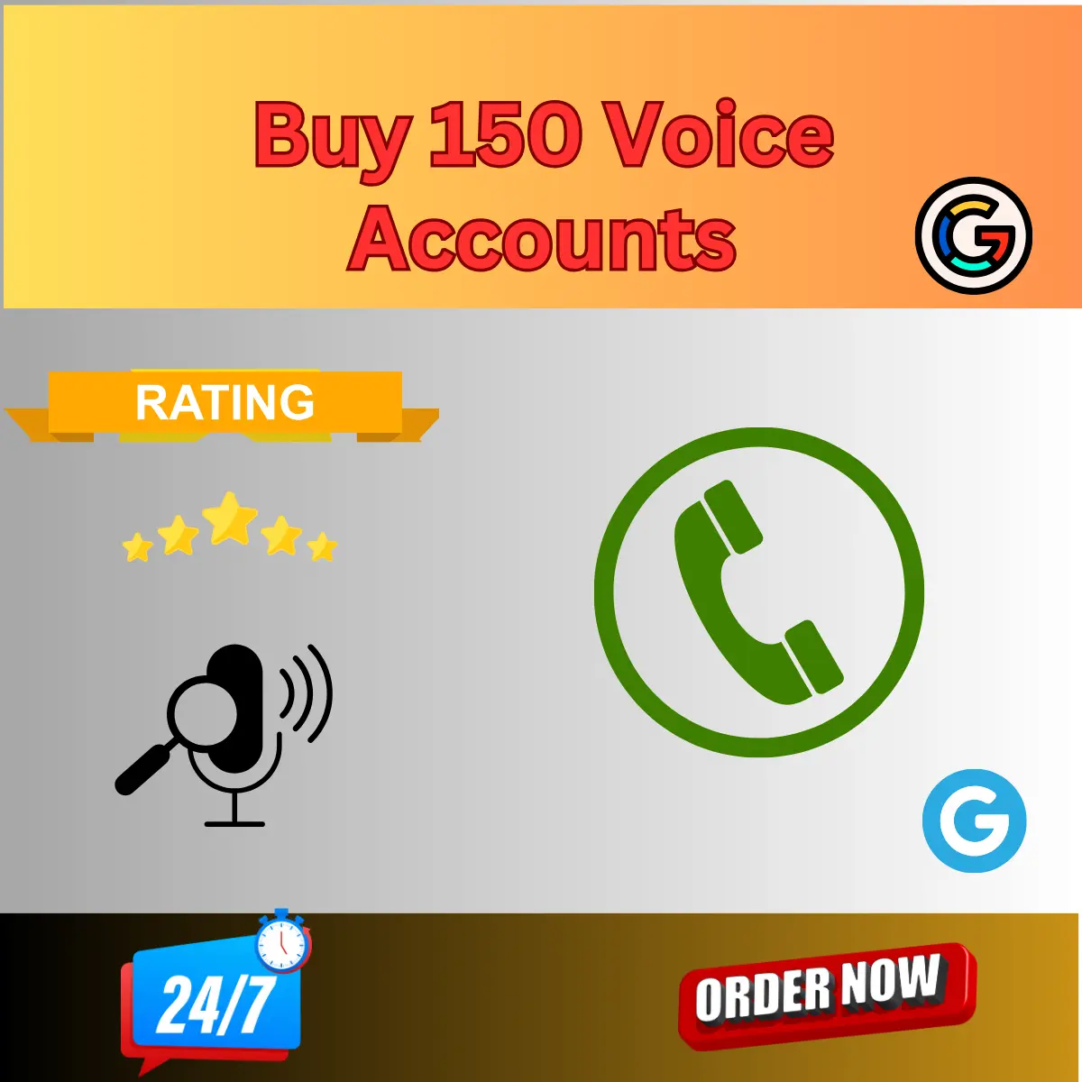 150 Google Voice Accounts