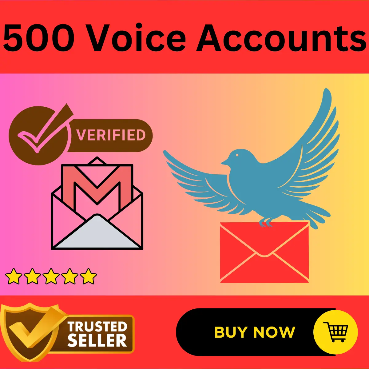 purchase 500 Gmail Accounts
