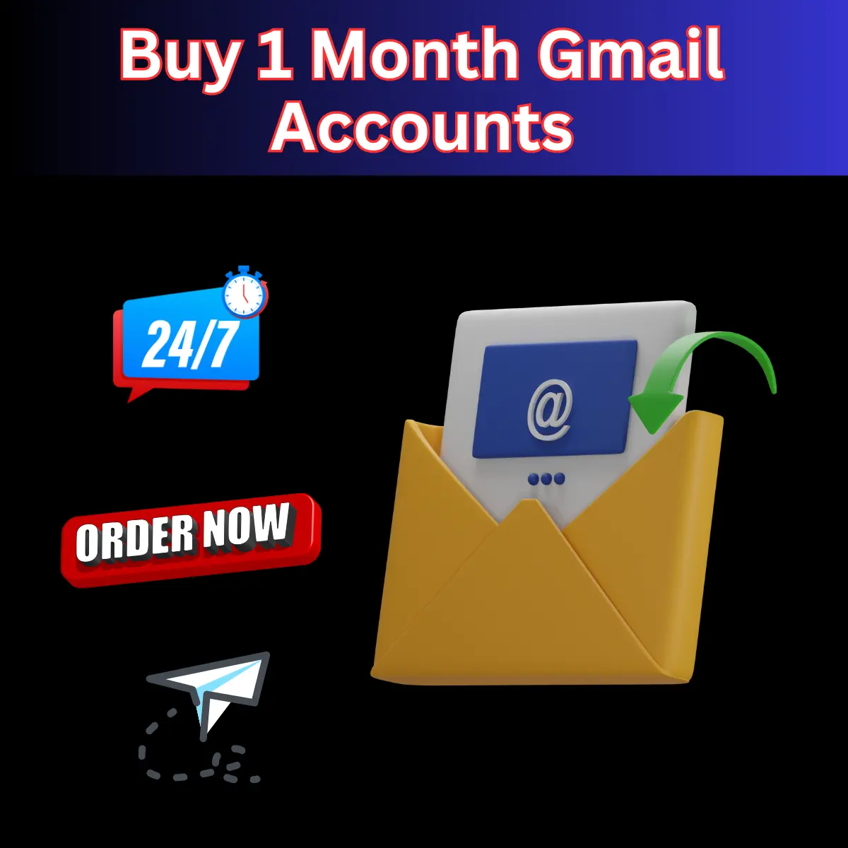 one month gmail accounts