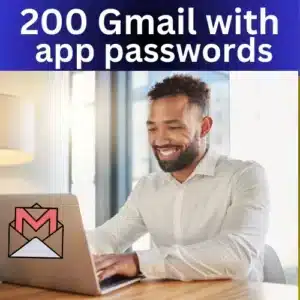 200 Gmail Accounts with App Passwords – PVA Mails